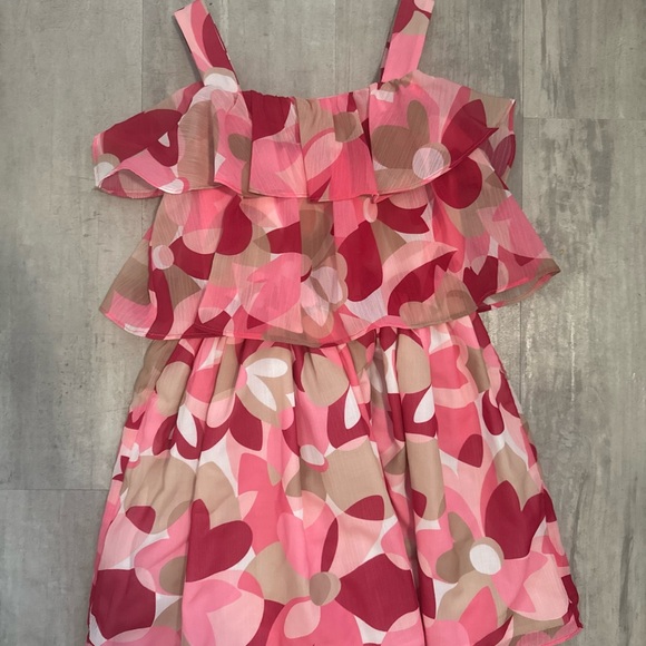 Mayoral Pink Ruffled Tiered Sundress - Picture 1 of 4